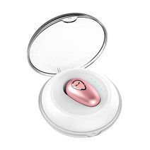 THE WAROOM SHOP True Bluetooth 5.0 무선 이어 버드 스포츠용 보이지 않는 내장 마이크 TWS 스테레오 이어폰, 6.5x6.5x2.2cm., 플라스틱, 로즈 골든