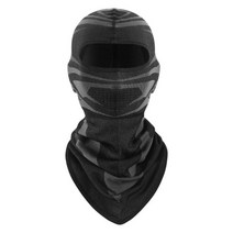 방한마스크 등산 배달 캠핑 스키 겨울 따뜻한 오토바이 마스크를 유지 열 뜨개질 사이클링 두건 Windproof, 03 Black long