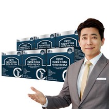 [리얼닥터] 어골칼슘 마그네슘 비타민D 아연 PGA(폴리감마글루탐산) 5중기능성 1 000mg 60정 칼마디 관절 뼈 치아 건강 영양제 식물성해조칼슘 칼슘흡수력 증대 골다공증예방, 60캡슐, 6개