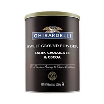 Ghirardelli Sweet Ground Dark Chocolate 기라델리 스윗 그라운드 다크 초콜릿 3lb(1.3kg), 1개