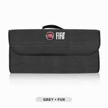 트렁크케이스 트렁크용 접이식 정돈 수납 인테리어 액세서리 피아트 500 FR Abarth Tipo Punto duato Stilo Palio Bravo Pondo, Fiat D Grey