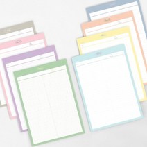 플랜비 메모패드 - B5 그리드-퍼플, 1개