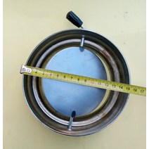 펠렛난로 조절식 굴뚝 댐퍼 캡 펠렛 스토브 포함 연기 액세서리 4 인치 5 6, 06 5 inch 3mm thickness
