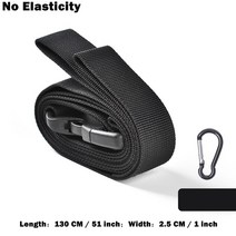 아웃도어 수화물 달아서 여행 가방 포장 안전 고정 줄 자전거 텐트 끈, 01 51inch Black