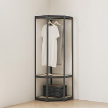 몬스터랙 행거 700 코너행거 철제행거, 블랙 (FD)