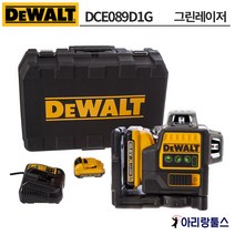 디월트 DCE089D1G 3 x 360도 그린 레이저 키트 10.8V