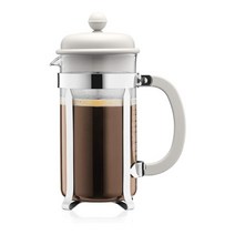BODUM Caffettiera 보덤 카페테리아 프렌치 프레스 커피메이커 8컵 1L, (1928-913) 1L 오프화이트