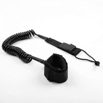수영 보드 패들보드 헬퍼 서핑 Sup 피트 발목 끈 탄성 코일 스탠드 패들 다리 로프, 7mm 10ft leash