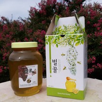산엔청 천연벌꿀 2.4kg 지리산 농업법인 다옴