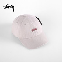 stussy 스투시 베이직 야구모자 자수 로고 남녀 커브 캡 모자