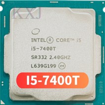 코어 프로세서 I5 7400T I57400T 쿼드 2.4GHz 6MB 캐시 LGA1151 CPU