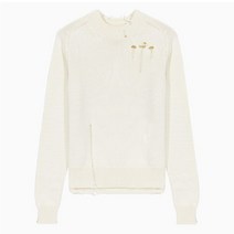[메종마틴마르지엘라] [명품]22FW Ripped Detail 아이보리 여성 니트 S51