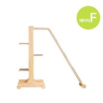 레써니 원목캣타워 고급 반려묘 계단형 선반 F타입, 단일옵션