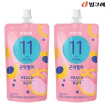빙그레 곤약젤리 복숭아, 30입