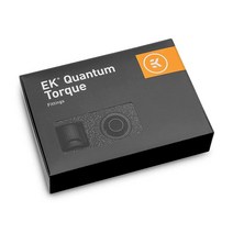 EKWB EK 퀀텀 토크 STC 1016 소프트 튜빙용 압축 피팅 1016mm (38인치 ID 58인치 OD) 블랙 니켈 6팩, Black
