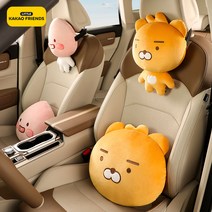 카카오 프렌즈 차량용 목쿠션 허리쿠션 인형 라이언 무지 어피치 프로도 튜브 자동차 차량 귀여운, 튜브(요추받침 허리쿠션)