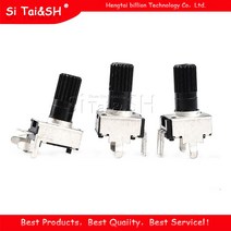 Rv09 수직 12.5mm 샤프트 1k 2k 5k 10k 20k 50k 100k 0932 조정 가능한 저항 9 3 핀 씰 전위차계 10 개, [03] 2 천개 옴