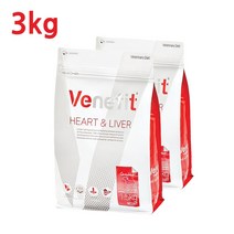 [에스틴] 베네핏 하트&리버 (심장&간) 처방사료 3kg(1.5kg*2)