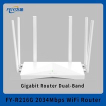 lte라우터 휴대용 와이파이 라우터 포켓파이 feiyi r216g ac2100 듀얼 밴드 기가비트 2.4g 5.0ghz 2034mbps 무선 wifi 리피터 앰프 더 넓은, 나는 플러그, fy r216g