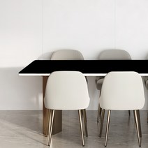 양면 가죽 방수 식탁보 모서리라운딩 5mm, 블랙 + 그린, 100 x 210 cm