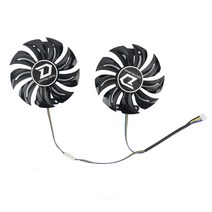 냉각팬85MM GA91S2U RX580 GPU 쿨러 냉각 팬 PowerColor Radeon 용 Red Dragon AX RX 480 470 교체 팬으로, 01 Original