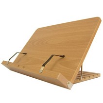 큰뫼독서대 합격생(비취) 33.6cmx23.2cm 휴대용독서대 실용적이고 튼튼한 구조 KS마크 및 친환경인증의 실내가구용 원자재로 제작, 망펄비취(밝은나무색)