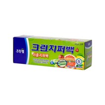 크린랩 이중 지퍼백 대 25x30cm 50매, 없음
