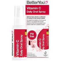 영국 베러유 BetterYou 아세로라 체리 추출물 비타민C 데일리 액상 스프레이 25ml, 4팩