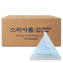 스파샤롬 일회용 삼각 입욕제 민트 30g x 50개, 1box