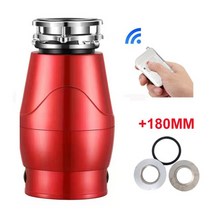 음식물처리기 560w 주방 음식 쓰레기 처리 분쇄기 음식물 쓰레기 처리기 스테인레스 스틸 그라인더 재료 ​​주방 싱크 기기, 스위치와 어댑터, 영국