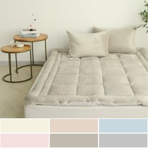 아망떼 소울메이트 플란넬 극세사 토퍼 SS/Q/K 6color, 소프트핑크