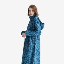 유리글로우 프리미엄 롱레이디 레인코트