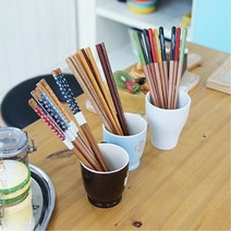 우드 주방 식기 대나무 젓가락 5인 세트 홈인테리어 한식 신혼집꾸미기 저, 1개, 무지