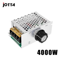전동 공업용 소형 AC모터 4000W 220V AC SCR 모터 속도 컨트롤러 모듈 전압 레귤레이터 전기로 온수기에 대, 한개옵션0