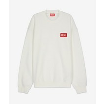 DIESEL 남성 로고 맨투맨 화이트 A115910ILAC100 LOGO SWEATSHIRT 212492