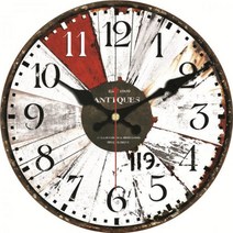 재미 있는 치과 의사 사무실 치과 치료 소박한 대형 벽시계 장식 침실용 Horloge Murale 보육 무음 시계 아트, 12824_14inch(34cm)