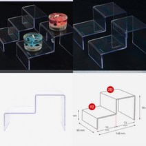 파샵 계단형 진열대 2단 상품진열대 홍보테이블