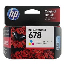 HP 678 정품잉크 CZ107AA CZ108AA [GRE], 컬러(CZ108AA)