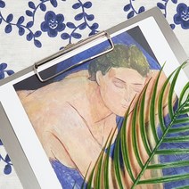 메뉴판 인테리어소품 서류클립 클립보드 메탈바인더 골드A4