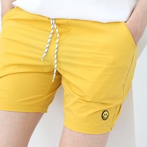 남자 4부 반바지 남녀공용 시원한 여름용 운동 트레이닝 스마일 츄리닝 숏 하프 팬츠