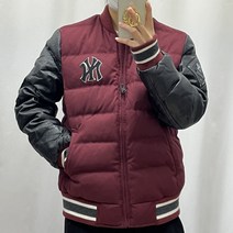 [구제의류] MLB 가죽 바시티 점퍼 90 / 빈티지아워