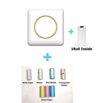 날인기 유통기한 마킹기 스티커 휴대용 2d 프린터 모바일 미니 열전사 자체 접착 라벨 소기업용 인쇄기, 02 C20 with 7Rolls