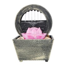 수기운보충 물레방아 벽천분수 연못 태양광분수 데스크탑 물 분수 실내 휴대용 탁상 명상 휴식 실내 분수 폭포, 스타일 1