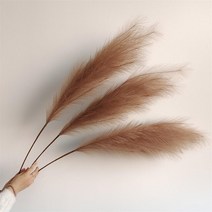 대형 화분 39 인치 팜파스 잔디 크고 풍성한 꽃다발 웨딩 파티 홈 인테리어 식물 큰 100cm 리드 보헤미안, 07 7_01 1-pcs