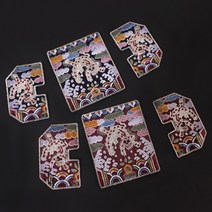 자수패치 백호세트, 1번