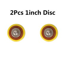 원형샌딩기 긴 버전 에어 샌더 폴리셔 2inch 3inch 미니 에어 키트 패드 자동 연마 기계 속도 샌더 광택 도구 자동차 액세서리 117, 2Pcs 1인치 디스크