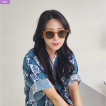 아루루 뿔테 호박 선글라스 UV400