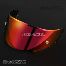 쇼에이 헬멧 풀페이스 반모 12 색 골드 이리듐 오토바이 SHOEI X14 X-14 Z7 CWR-1 NXR RF-1200 X-스피릿 3 바이저 마스크