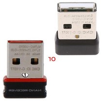 Logitech-mk270/mk260/mk220/mk345/mk240/m275/m210/m212/m150 마우스용 Usb 수신기 무선 동글 USB 어댑터, [01] White