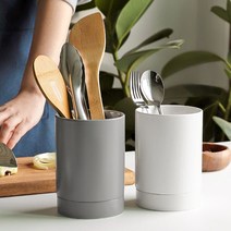 심플 모던 물빠짐 도자기 수저통, 심플 모던 물빠짐 도자기 수저통 딥그린